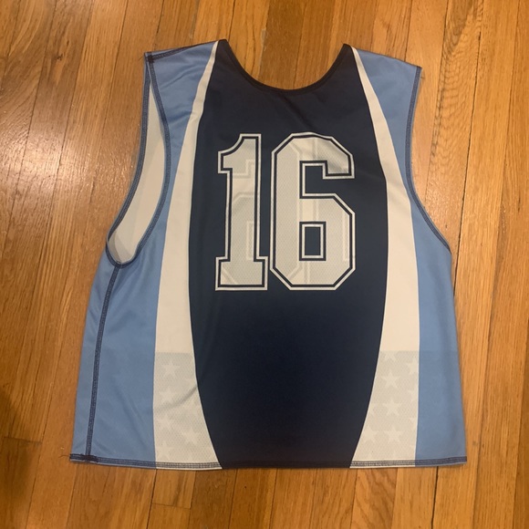 Blue Chip Reversible #16 Lacrosse Jersey, Size L/XL - Picture 4 of 5